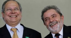 Lula e Dirceu: parceria feita e desfeita.